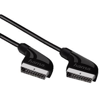 Hama Connecting Cable Scart Plug - Plug, 4 m Cavo SCART SCART (21-pin) Nero