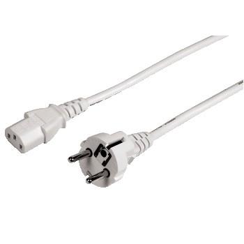 Hama Universal Mains Lead 5 m white Bianco