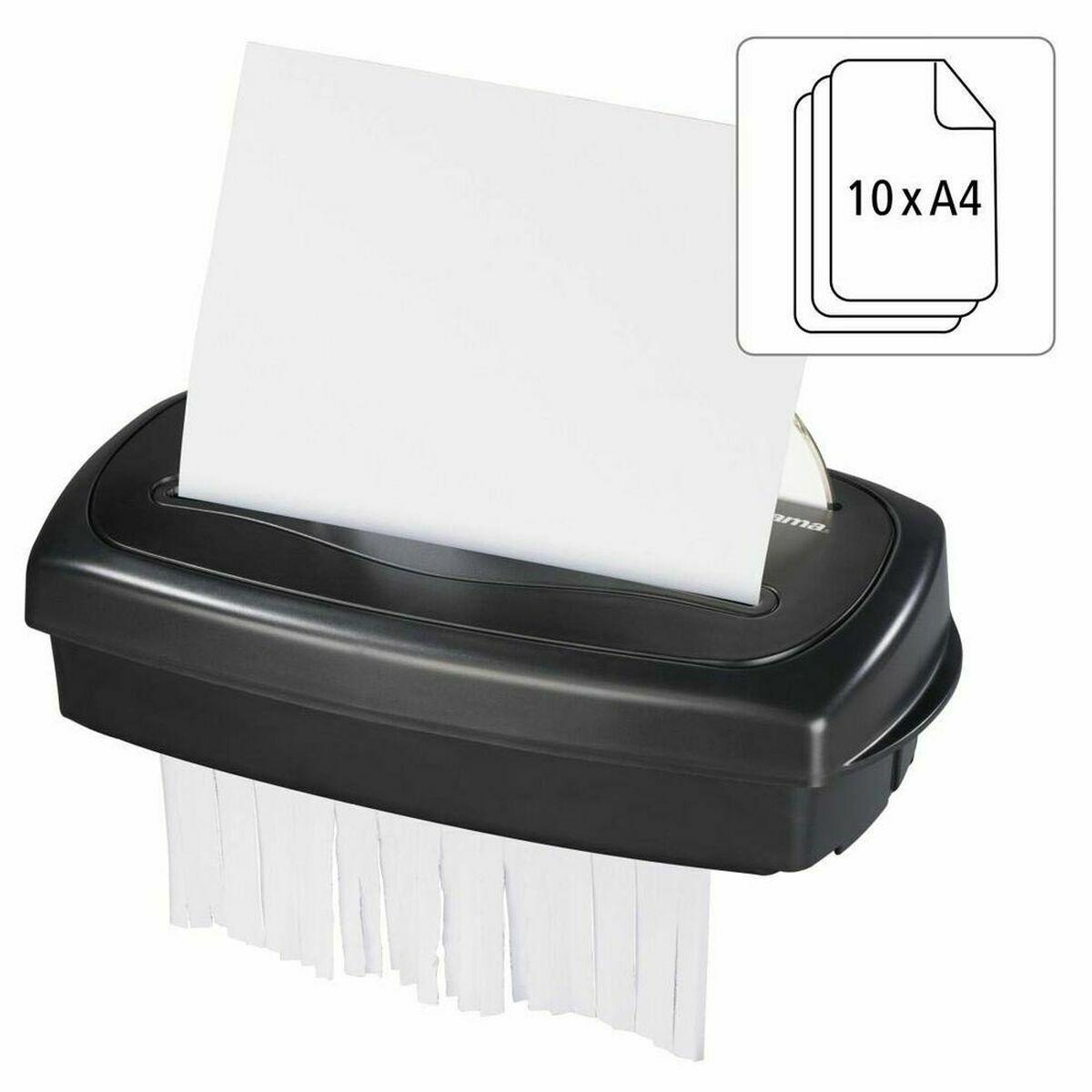 Distruggi Documenti Hama Home X10CD Nero 15 L