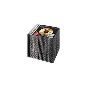 Hama CD Slim Box, black, pack of 25 pcs 1 dischi Nero (Slim CD Jewel Case 25 Pc BLK - Hama Slim CD Jewel cases super slim cases