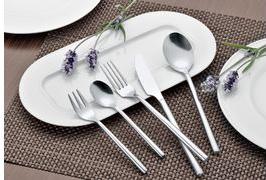 Cenate da 30 parti Esmeyer "Silke", lucidata in acciaio inossidabile 18/0, lavastoviglie-Safe, set completo per 6 persone-1 (14