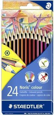 Staedtler 185 CD24 pastello colorato Multicolore 24 pz (STAEDTLER Buntstift Noris colour 24)