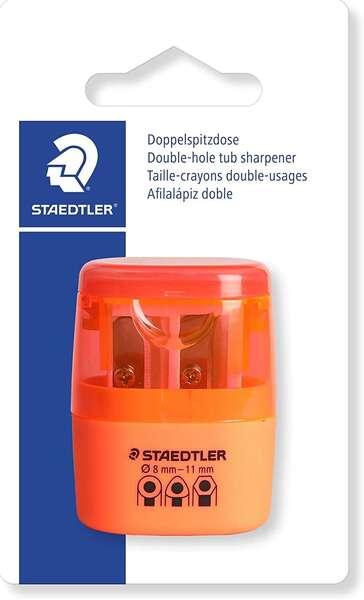 STAEDTLELER SACAPUTTAS DUPPUTO UTILIZZO CON IL DEPPITO - 2 fori - da 82 mm fine a 102 mm - Colore neon