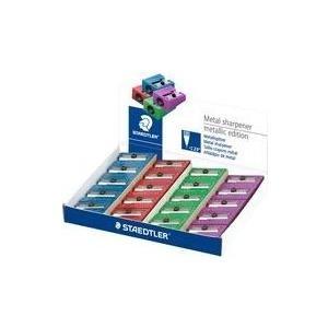 Staedtler Spitzer Metallic, realizzato in metallo, 20 display per matite normali fino a 8,2 mm di diametro, angolo appuntito -