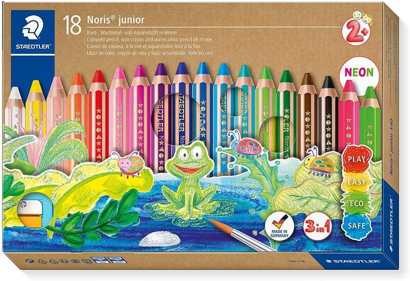 Staedtler Noris junior 140 Multicolore 18 pz (Farveblyant Buddy chunky 3i1 [18])