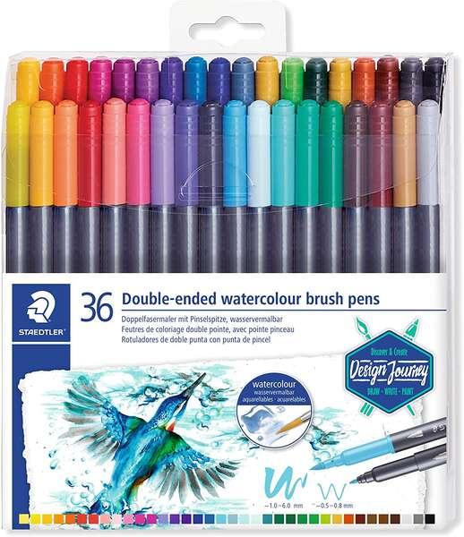 Staedtler 3001 marcatore 36 pz (STAEDTLER Doppel-Fasermaler marsgrahic)