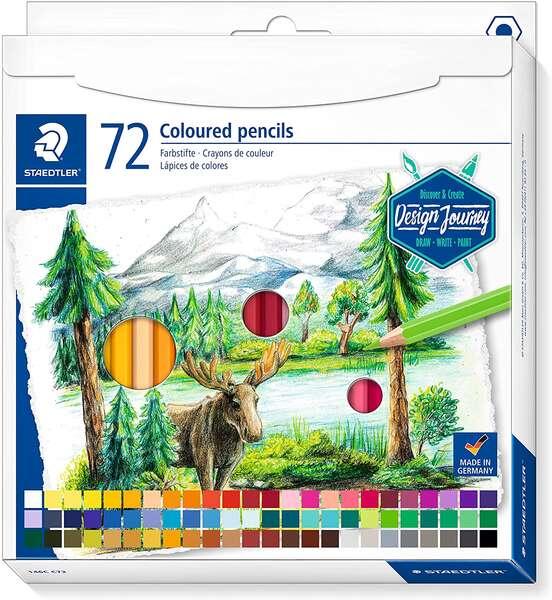 STAEDTLELER 146C 72 Pencille colorate - Mine morbida - Colori assortiti