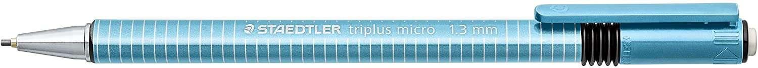 Staedtleler Triplus Micro 774 Portemine - Lunghezza filo 13 mm - punta retrattile - design ergonomico - colore azzurro