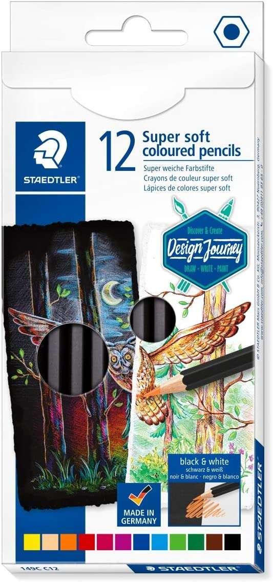 Pacchetto stadtleler super morbido 149c di 12 manci colorati - miniera extra morbida - colori ordinati