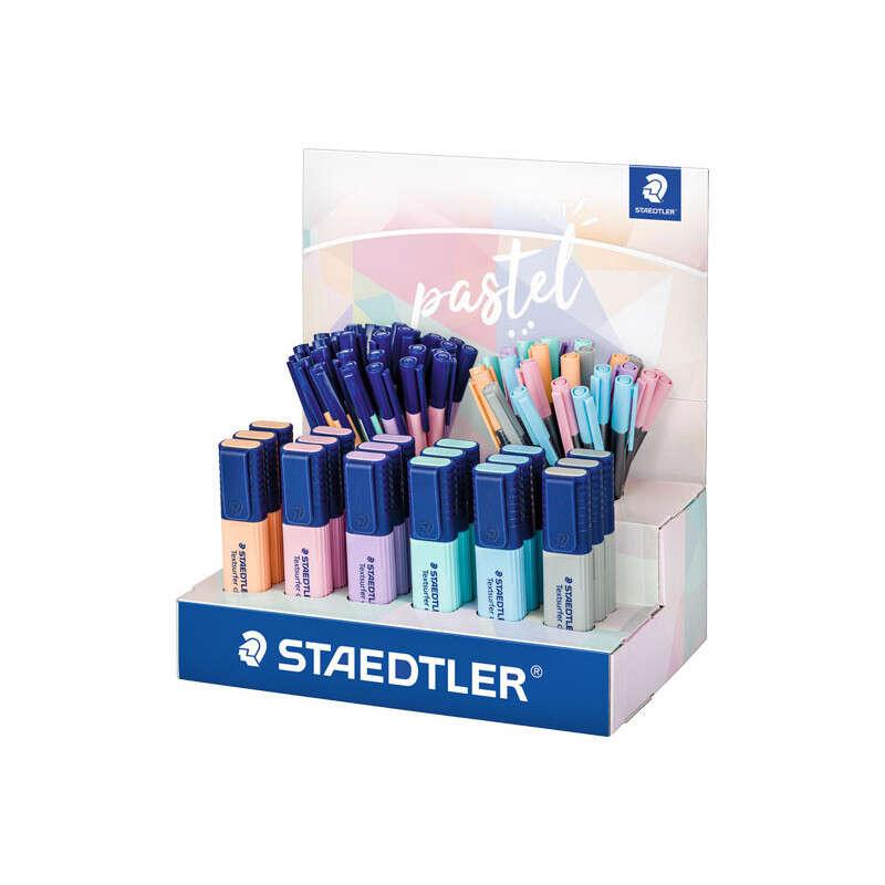 Espositore Staedtleler con 78 pennarelli pastello - Modelli classici Textsurfer
