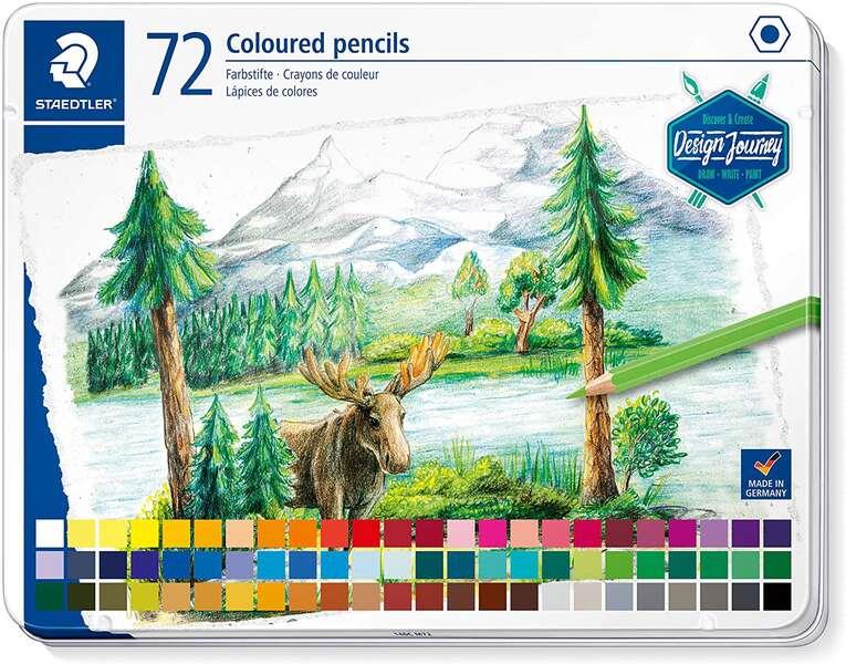 STAEDTLELER 146C 72 Pencille colorate - Mine morbida - Colori assortiti