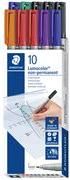 Pennarelli STAEDTLER Lumocolor F Wl colore. 10 pezzi 06 mm multicolori