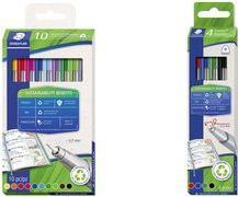 Staedtler 334 RC10 - Colori misti - Fine - multi -colorato - polipropilene (PP) - plastica riciclabile - triangolo - basato sul