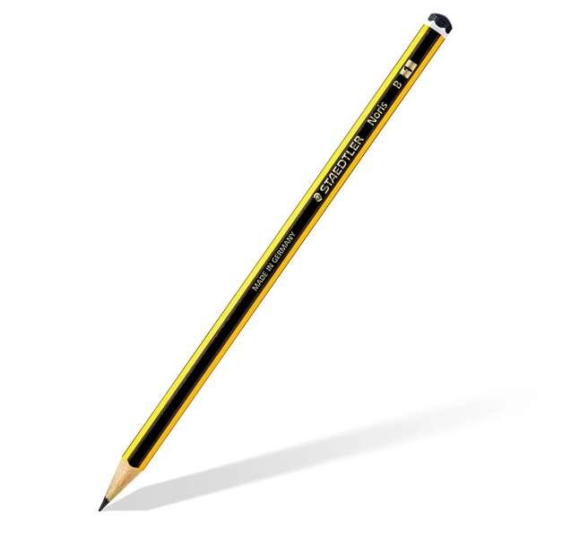 Staedtler Noris 120-1 Matite esagonale in grafite - Miniera B - Resistenza alla rottura - Prodotto da foreste sostenibili