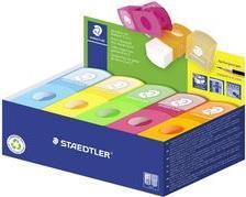 STAEDTLER ERASER-SPIDER-WAGON 511 SE 10 Display 2in1 Box e gomma a punta per penne fino a 82 mm a 10 punti (511 SE)