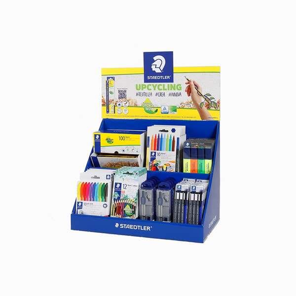 Espositore da tavolo Staedtler con 8 unità 185 C12 5 unità 364-S WP4P 6 unità 326 C10 10 unità 308 S1 WP3 1 unità 120HBCA1