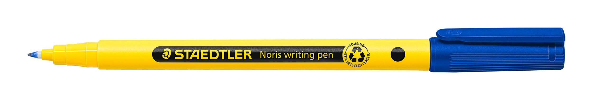 Pennarello Staedtler 307 Noris Fine Point - Tratto 0,6 mm circa - Incisione ad acqua - Corpo in plastica riciclata al 97% - Col