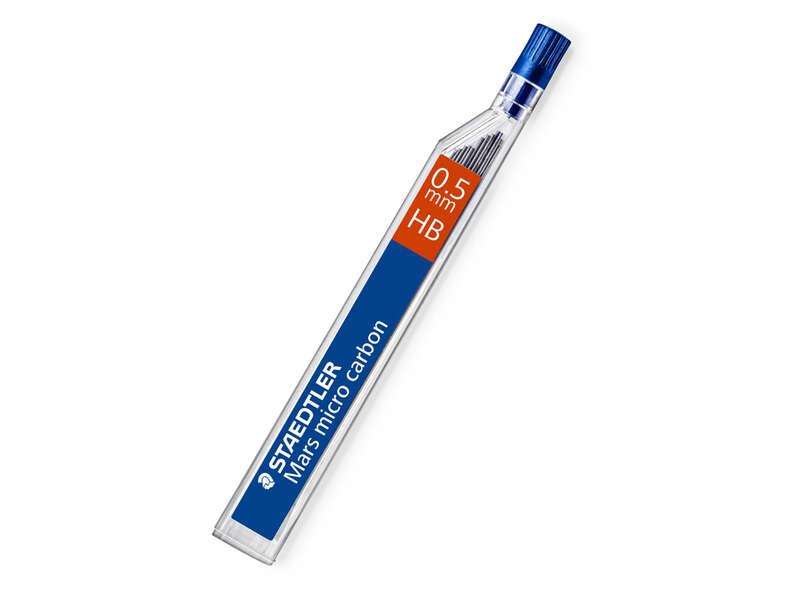 Mine Staedtler Mars Micro 05 mm HB - Forti e durevoli - Senza PVC - Adatte alla maggior parte delle matite meccaniche