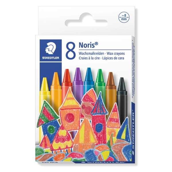 Confezione STAEDTLELER NORIS 220 con 8 bordi tondi - Diametro 8 mm - Resistenza alla rottura - Colori comuni
