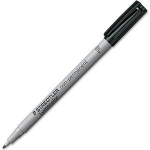 Staedtler Lumocolor OHP Pen Non-perm Fine 0.6mm Black 316 - [PK10]