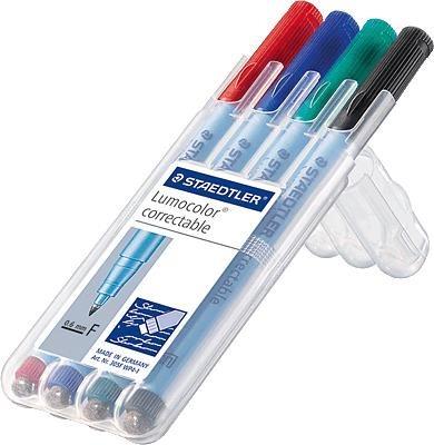 Penne foil STAEDTLER Fogli Staedtler. Lumocolor F 0.6 Multicolore