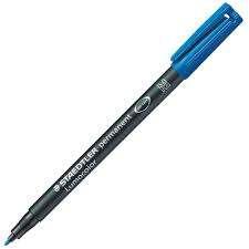 Pennarello indelebile Staedtler Lumocolor 317 - Punta tono medio - Tratto circa 1 mm - Cappuccio con clip - Asciugatura rapida