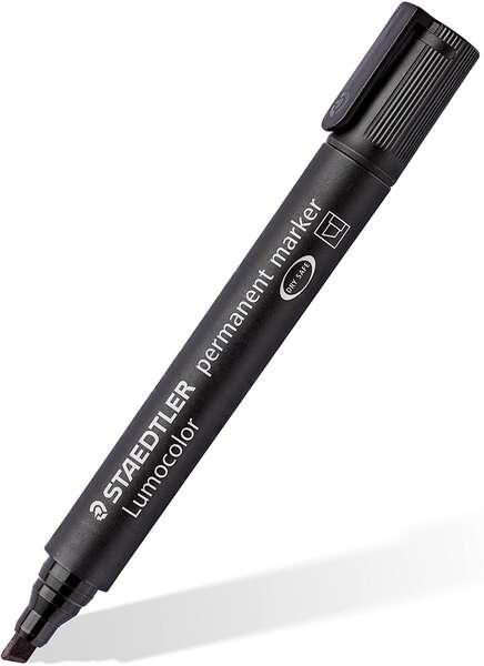 Pennarello permanente Staedtler Lumocolor 350 - Quick Asciugatura - Punta 2 - 5 mm circa - Colore nero