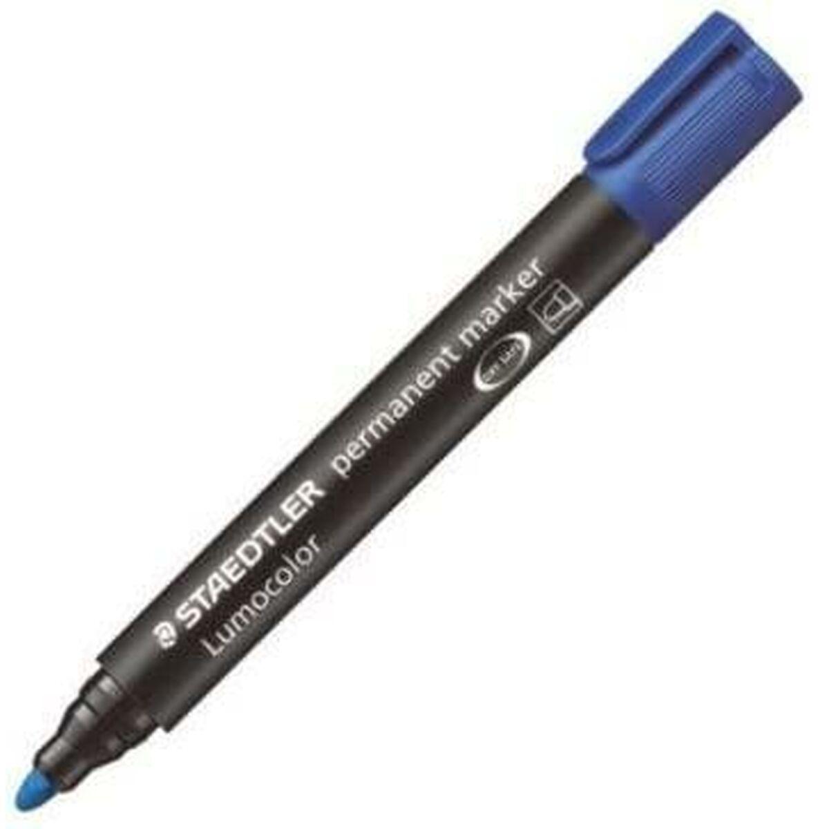Marcatore permanente Staedtler Lumocolor 352-3 Azzurro (10 Unità )