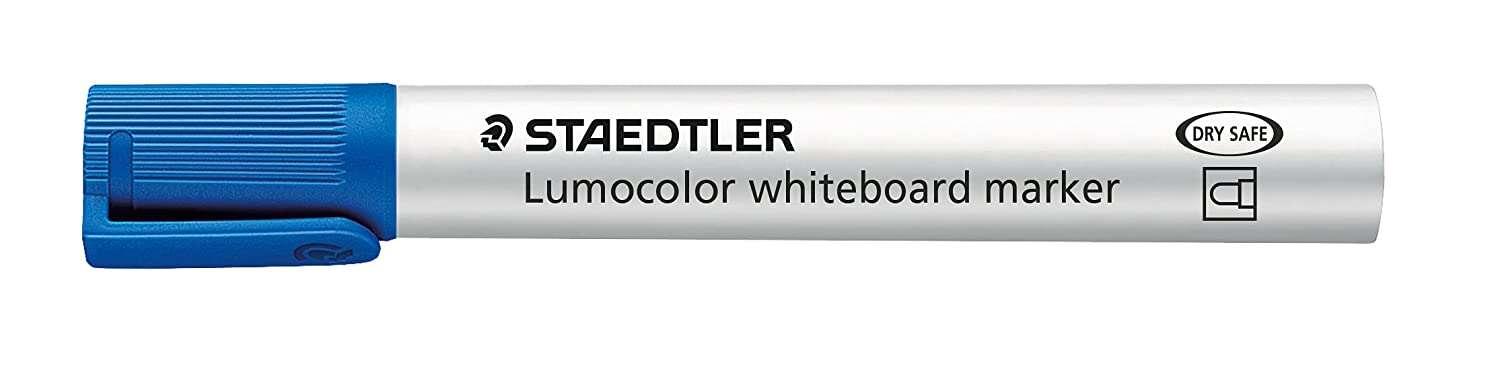 Stadtleler Lumocolor 351 SLATE MARKER - Punta tonda - Scatta da 2 mm - Cappuccio con clip - colore blu