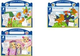 STAEDTLER MALSALSET Triplus "dipingendo dopo cavallo" dipinto di maschi cavalli, nella custodia di cartone, per bambini di 7 an