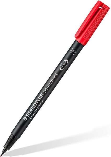 Matite per fogli stadtler lumocolor s wf rosso 10 0,4 mm rosso