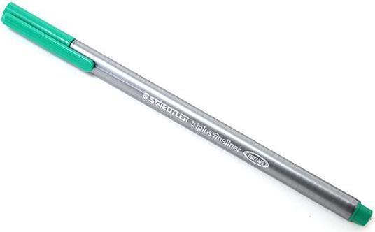 STAEDTLER FINELIN TRIPLUS, VERDE, RESPONSIONE DELLA LINEA: Triangolare 0,3 mM, punta contaminata dal metallo, cassaforte secca,