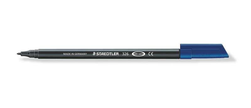 STAEDTLELER NORIS 326 MARKER FINE SUGGERIMENTO - SCATA 1MM APPRO - BASSA ACQUA - COLORE NERO