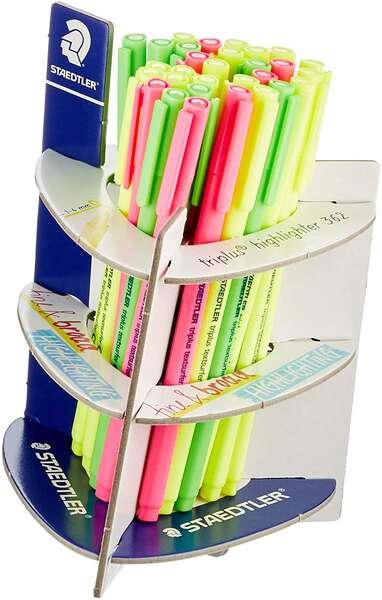 STAEDTLELER TRIPLUS TEXTSURFER 362 Espositore da 30 pennarelli fluorescenti - corsa 1 - 4 mm ca.