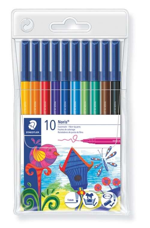 Pennarello Punta Fibra Noris 326 Stadtleler - Resistente alla Pressione - INCERAZIONE CON ACQUA - Colori Ordinati