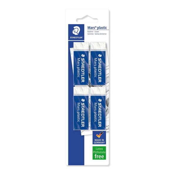 Staedtleler Mars Plastic 526 confezione da 50 4 elastici - plastica - alta precisione - colore bianco