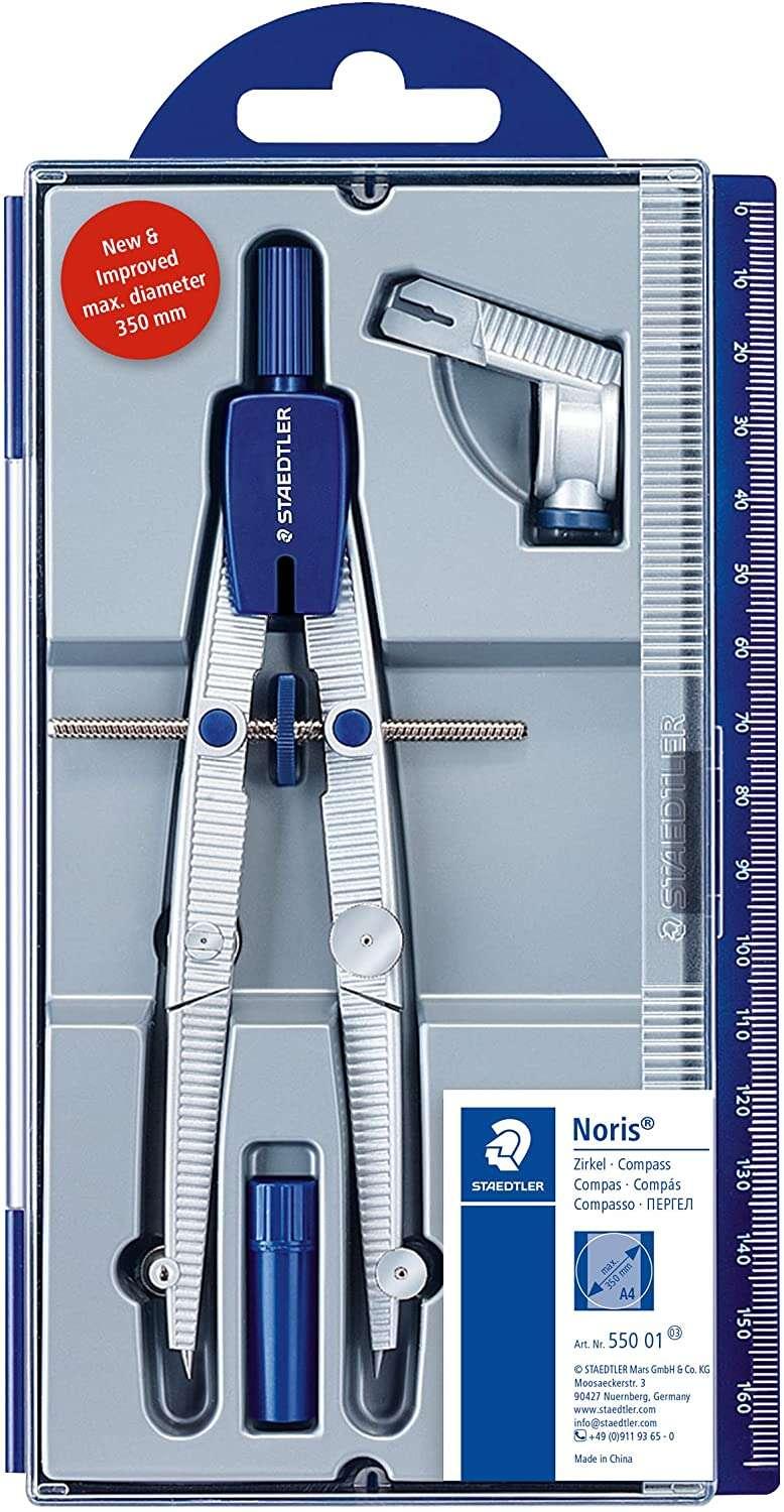 STAEDTLELER NORIS 550 01 COMPAS PRECISIONE - AGO ESPENDIBILE E MINE - FAST REGOLAZIONE MECHANISM