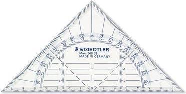 Staedtler Noris jumbo 128 Trasparente 1 pz (STAEDTLER Geodreieck 16cm unzerbrechli)