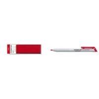 Staedtler Lumocolor 768 - Rosso - Punta a pennello - Rosso - Bianco - Medio - 3 mm - Vetro - Pannello rigido - Pelle - Metallo