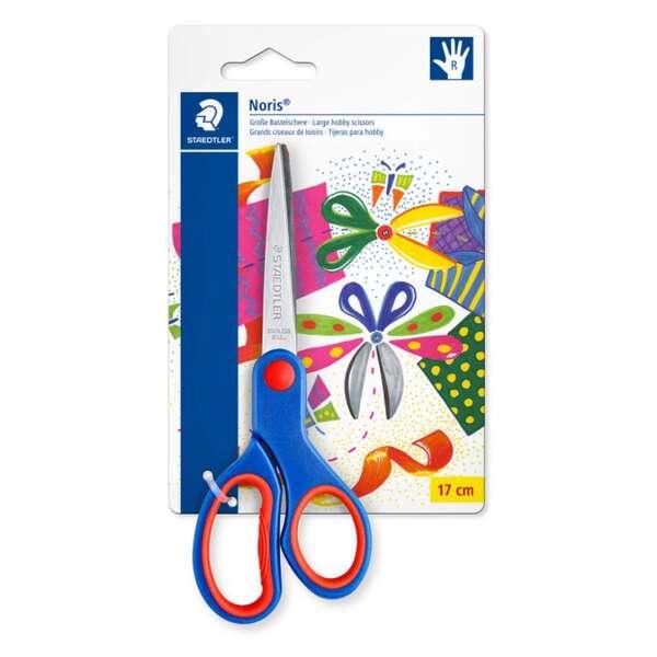 Staedtleler Noris 965 Scuola Forbici - Inossidabile Acciaio - Impugnatura ergonomica - colore blu