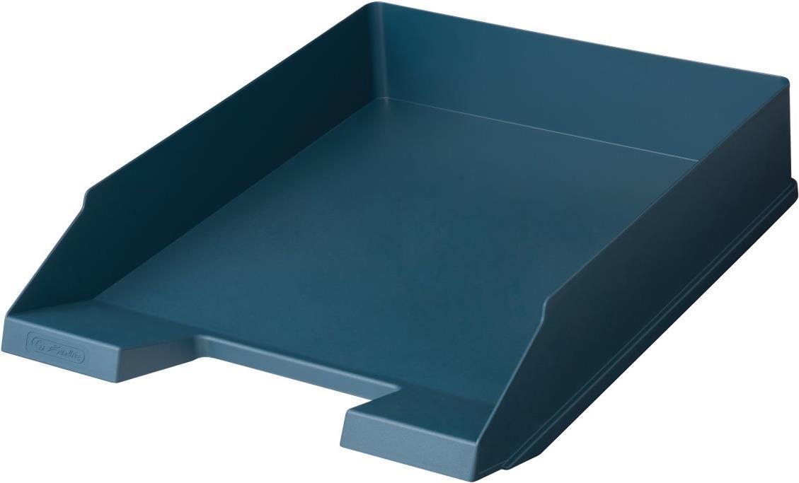 Herlitz 50033959 vassoio da scrivania in plastica blu (50033959)