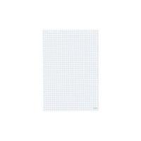Blocco per lavagna a fogli mobili Herlitz 20 fogli a quadretti 680 x 990 mm 80 g/m senza legno con microperforazione arrotolato
