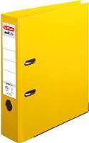 Cartella Herlitz dorso larghezza 8 cm DIN A4 plastica gialla