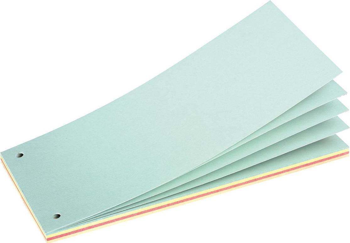 Herlitz Separation Strip Block per DIN A4 colorato 190 G-QM 40 fogli scatola RC perforato mais 105 x 240 mm (10836047)