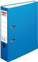 Cartella Herlitz dorso largo 8 cm DIN A4 cartoncino blu
