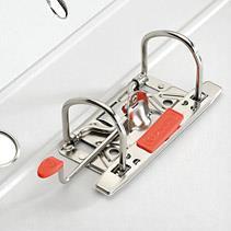 Cartella Herlitz dorso larghezza 5 cm DIN A4 cartoncino rosso