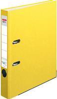 Cartella Herlitz dorso larghezza 5 cm DIN A4 cartoncino giallo