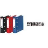 cartella doppia herlitz PP maX.file larghezza dorso 70 mm vassoio orizzontale doppio DIN A5 rosso copertina in plastica PP inse