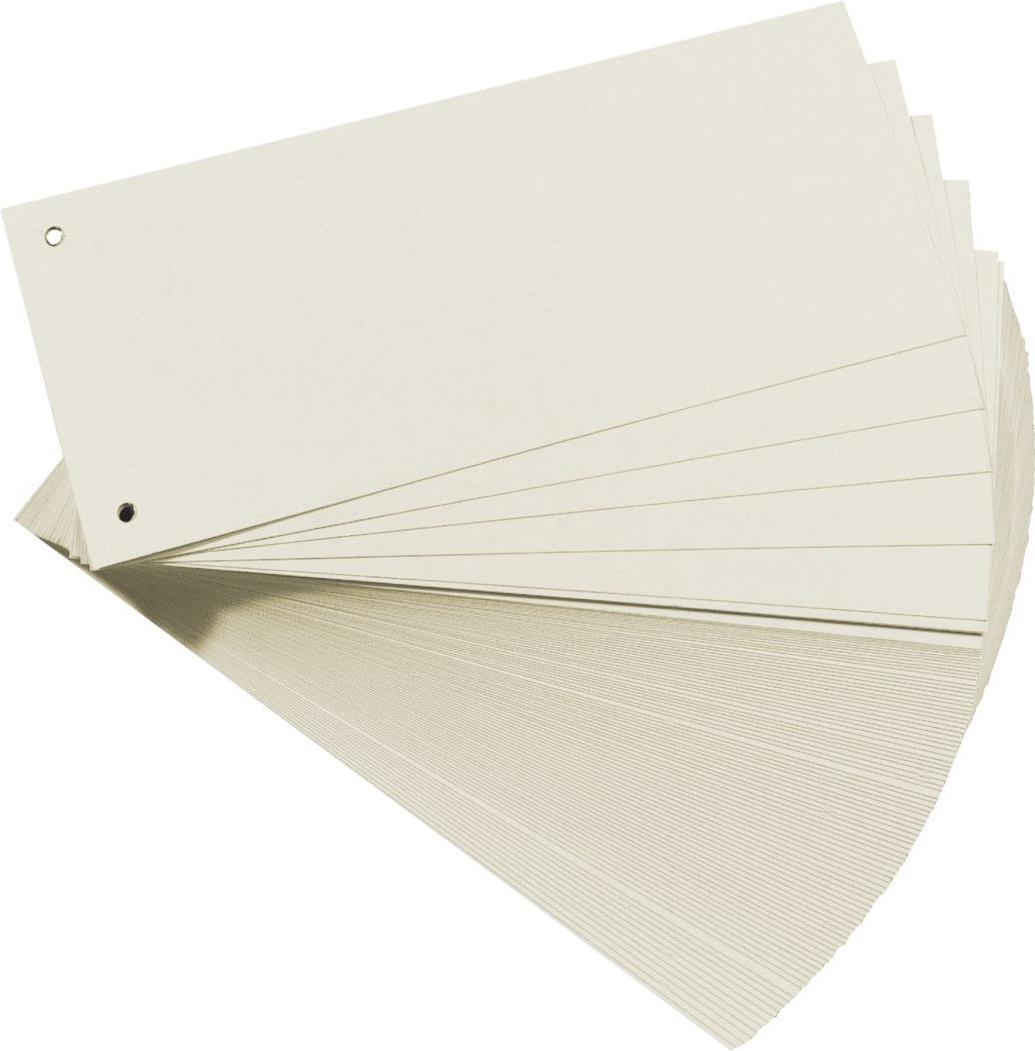Herlitz Stripes separate per din A4 box Manila pugno bianco 105 x 240 mm 190 g-sq (10843654)