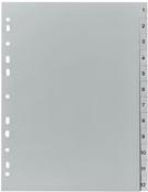 Herlitz Plastic Register numeri A4 31 parti Grey Pay 1-31 pp pp Euro Convert completo (10843712)